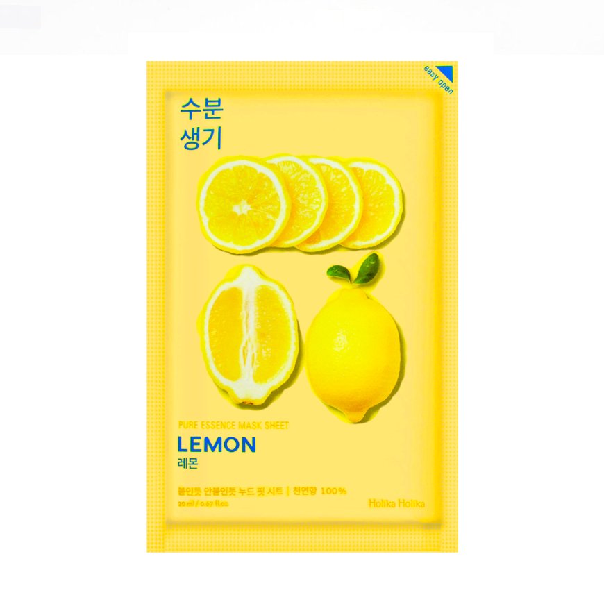 Pure Essence Mask Sheet Lemon • Limón