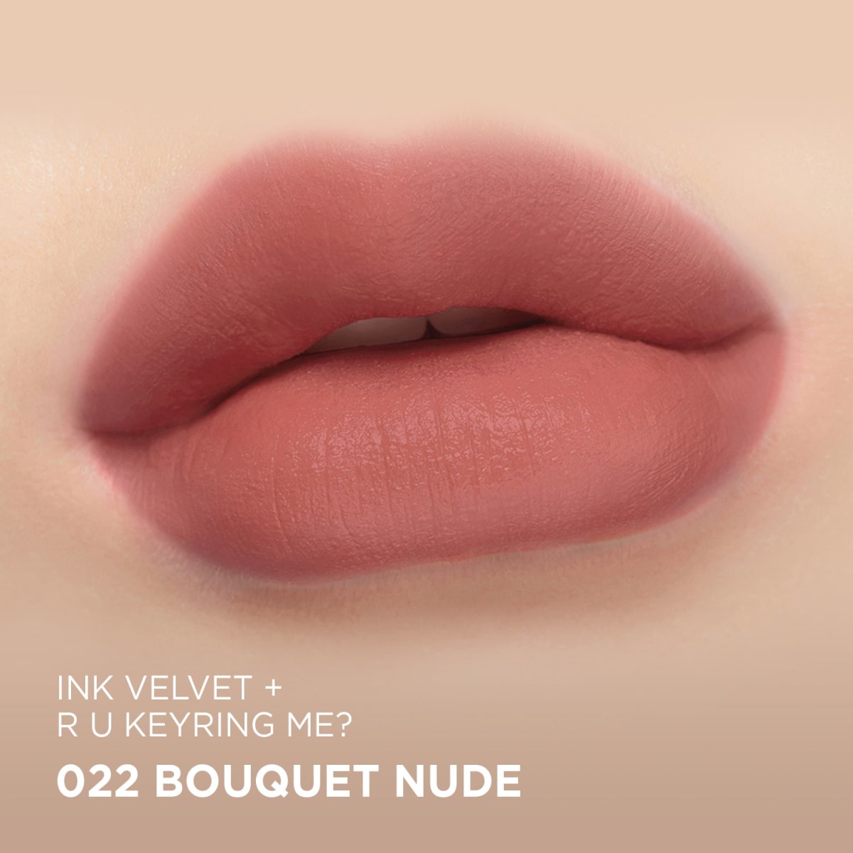 Tinta Labial + Llavero • Ink Velvet Nude x Teteum